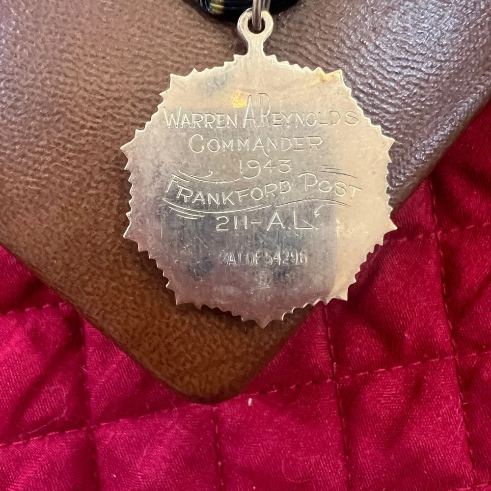 American Legion Past Commander Medal Gold Filled - Picture 4 of 7